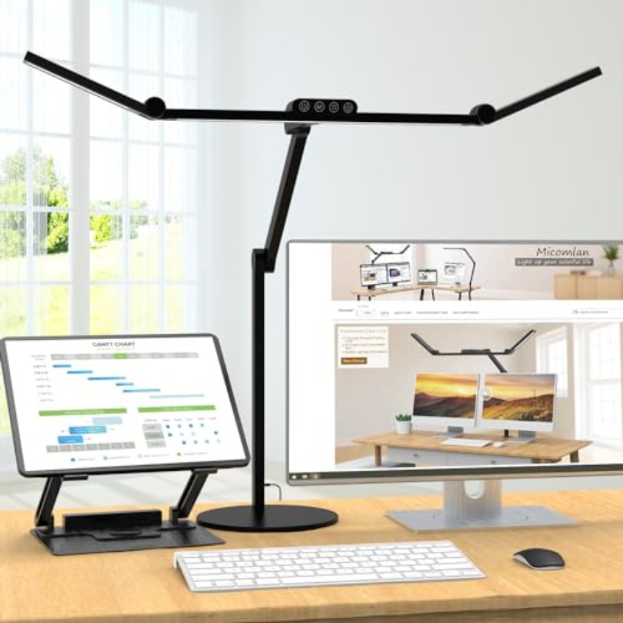 Desk Lamp Led - مصباح مكتب معماري مع إضاءة محيطية،