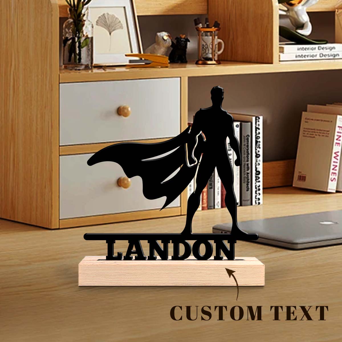 Home Office Equipment - قطعة واحدة من زينة المكتب الحديدية