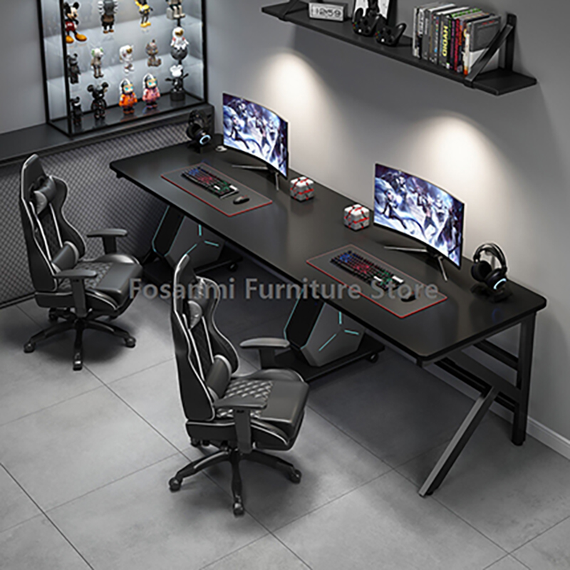مكتب ألعاب كبير لشخصين مع أرجل - مراجعة Home Office With Two Desks وسعره