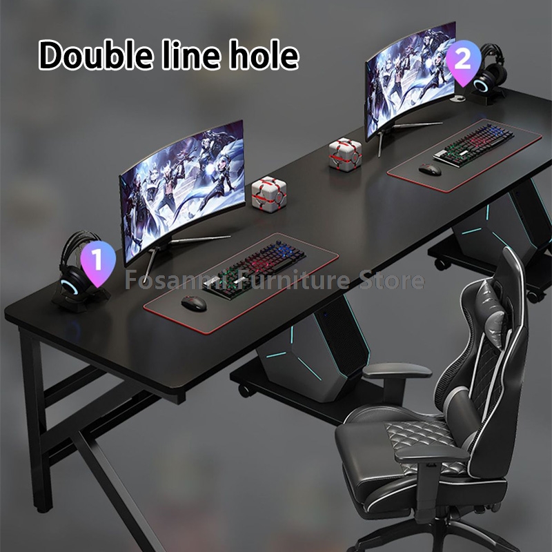 مكتب ألعاب كبير لشخصين مع أرجل - مراجعة Home Office With Two Desks وسعره