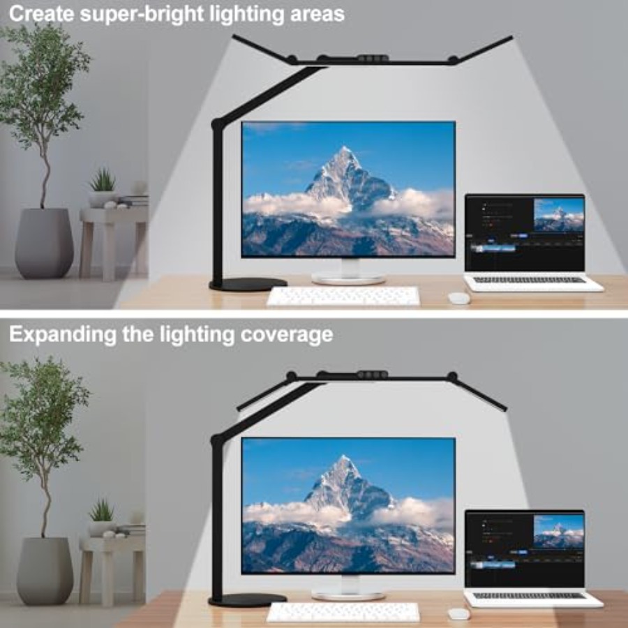 مصباح مكتب معماري مع إضاءة محي - مراجعة Desk Lamp Led وسعره
