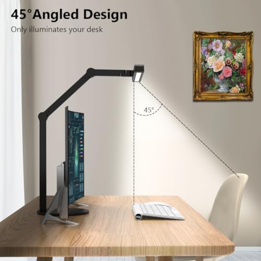 مصباح مكتب معماري مع إضاءة محي - مراجعة Desk Lamp Led وسعره