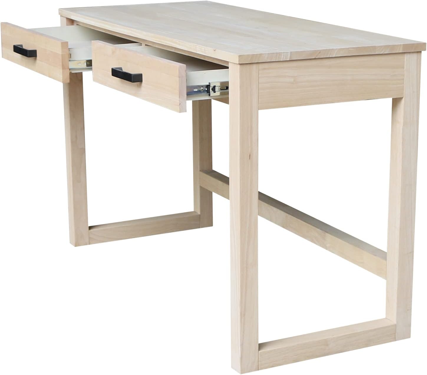 طاولة عمل من الخشب الصلب مع در - مراجعة Home Office With Two Desks وسعره