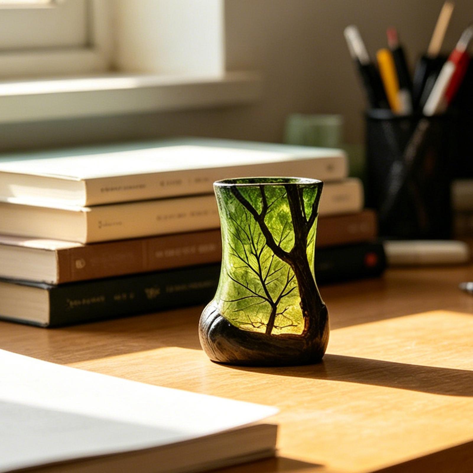 مصباح طاولة جانبي على شكل غابة - مراجعة Desk Lamp Led وسعره