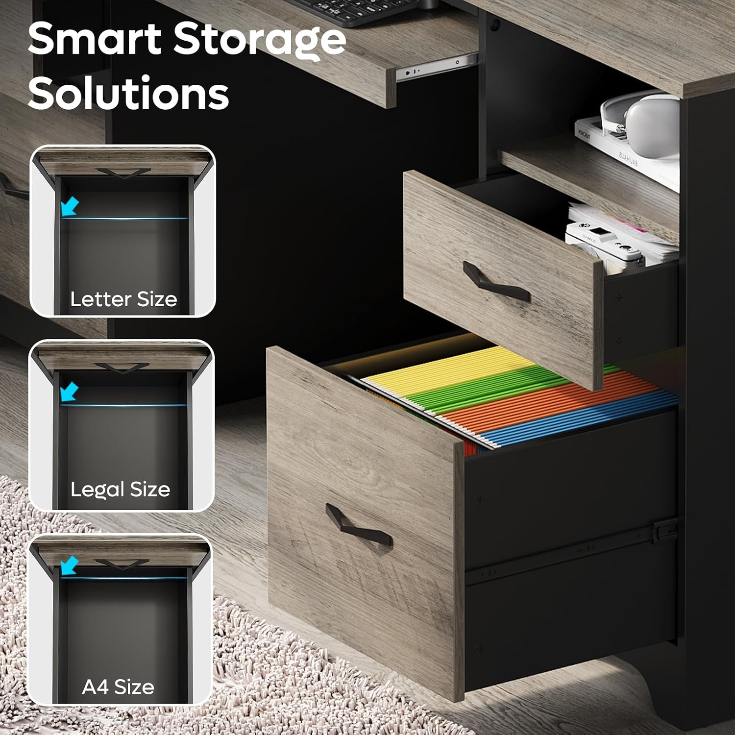 مكتب كمبيوتر تنفيذي مع أربعة أ - مراجعة Home Office With Two Desks وسعره