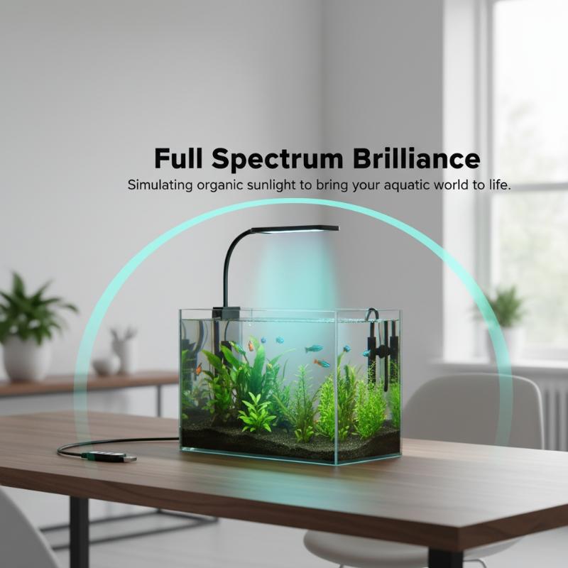 مصباح LED مرن للحوض السمكي بمن - مراجعة Home Office With Plants وسعره