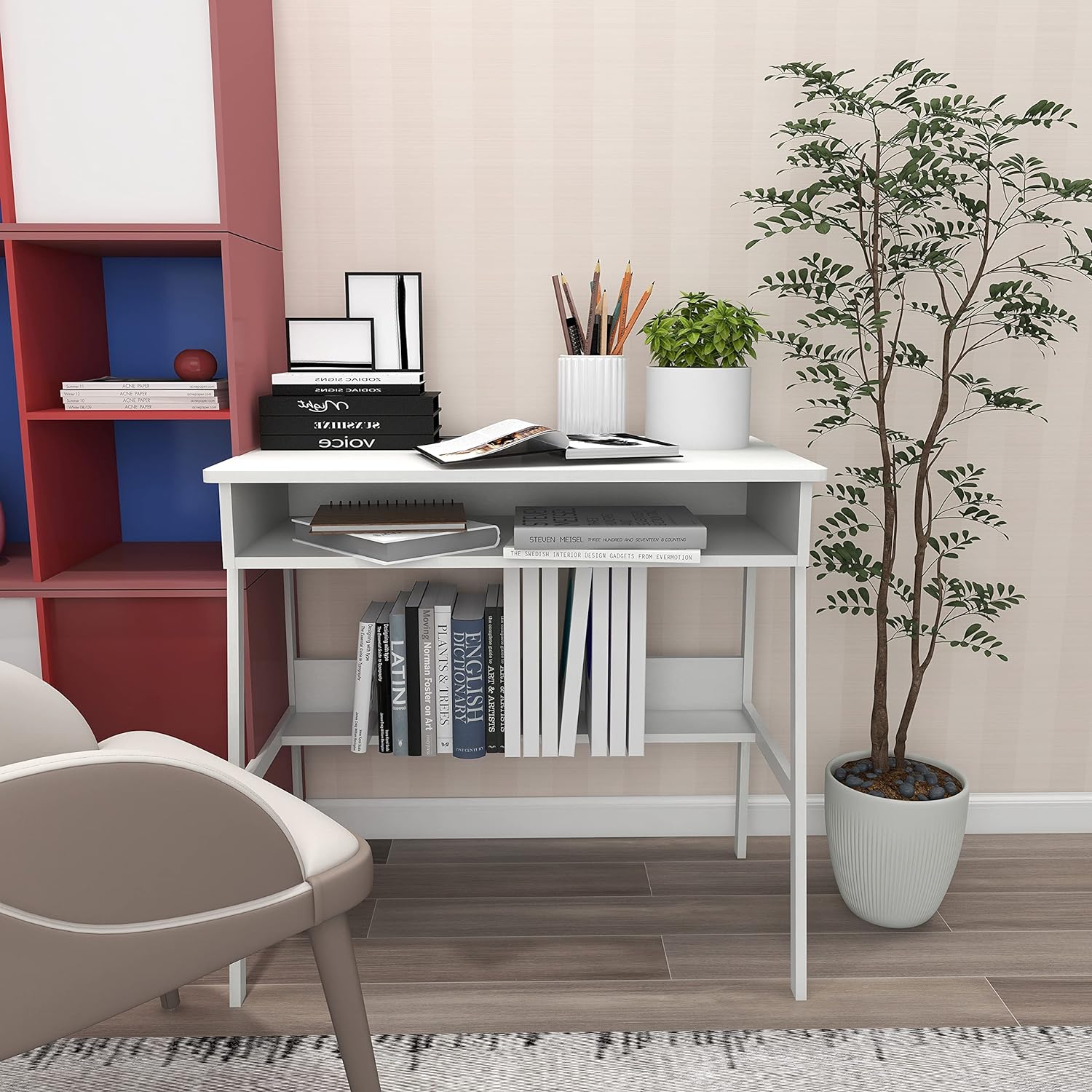 مكتب منزلي من Combohome، طاولة - مراجعة Home Office With Two Desks وسعره