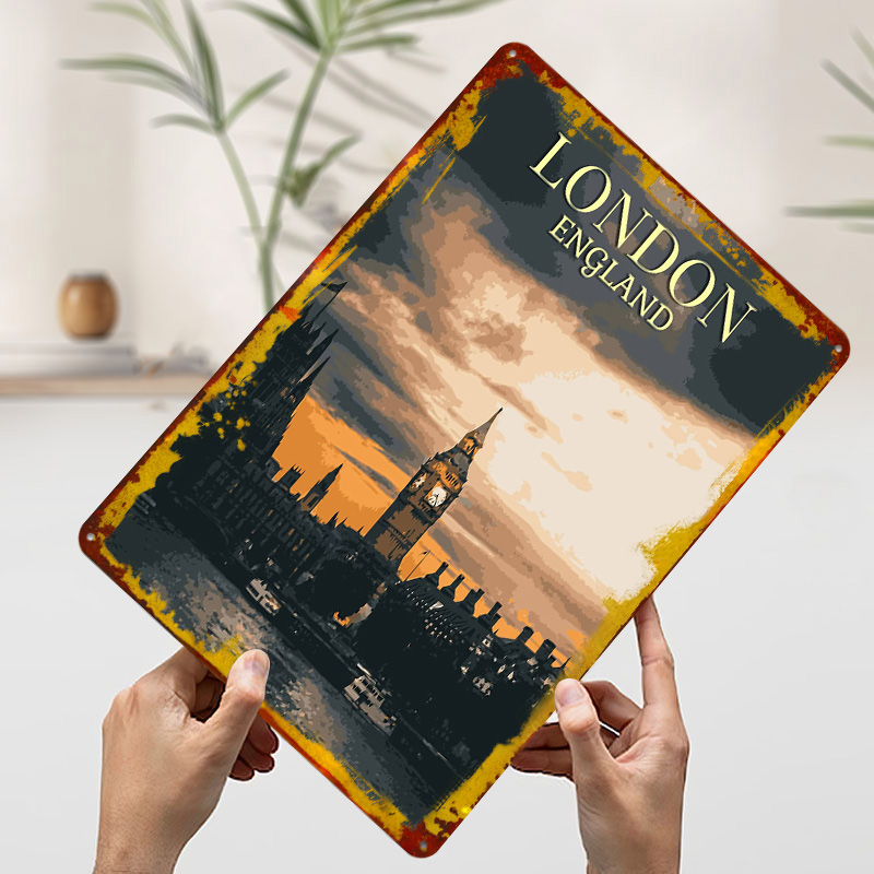 ملصقات صفيح لندن عتيقة قابلة ل - مراجعة Home Office Of London وسعره