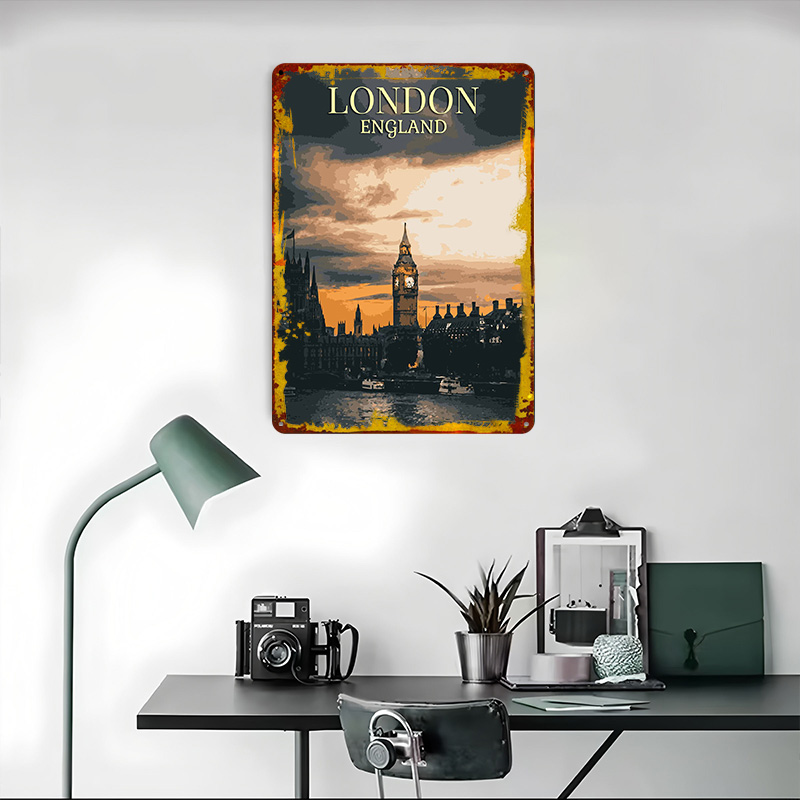 ملصقات صفيح لندن عتيقة قابلة ل - مراجعة Home Office Of London وسعره