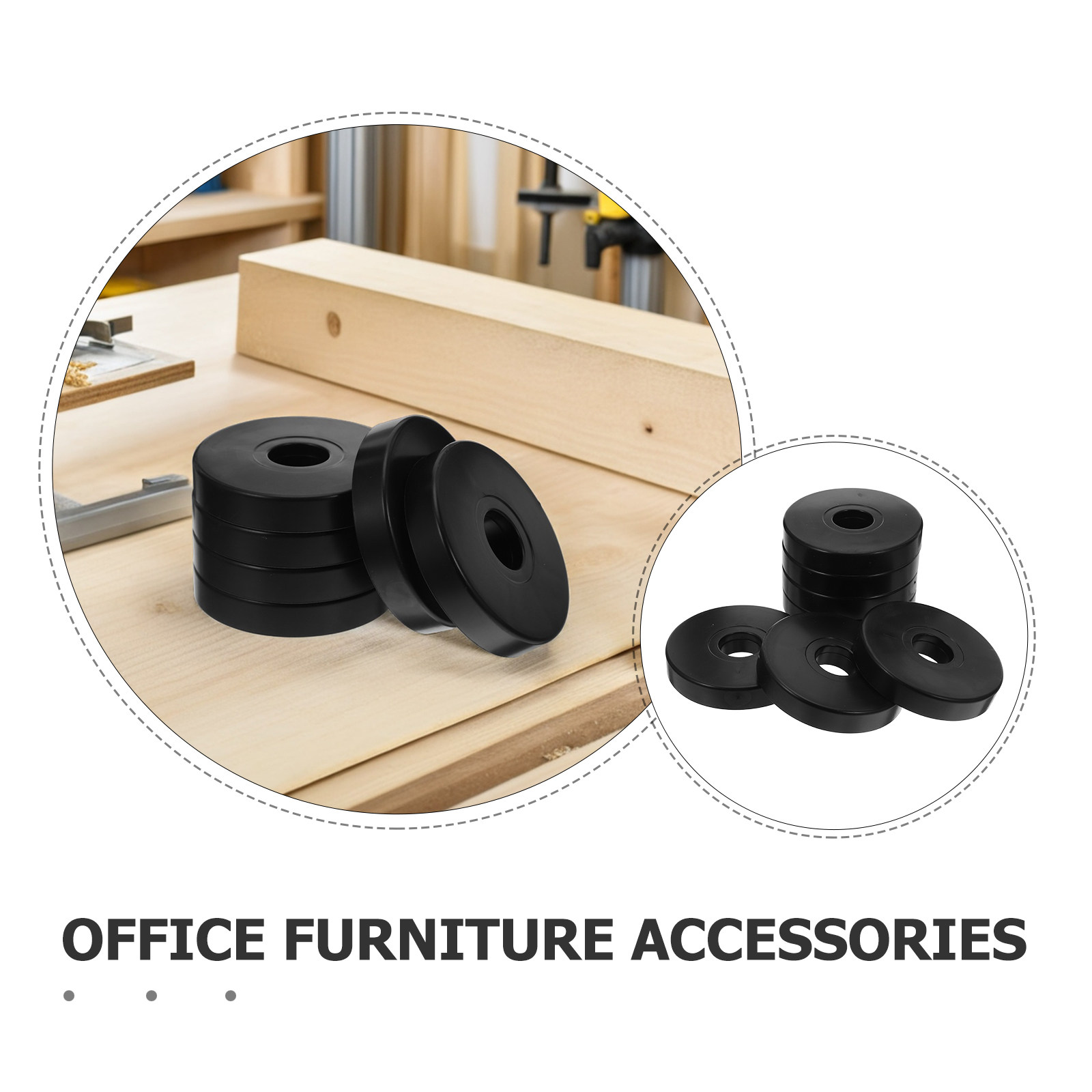 12 قطعة من وسائد العجلات الدائ - مراجعة Home Office Equipment وسعره
