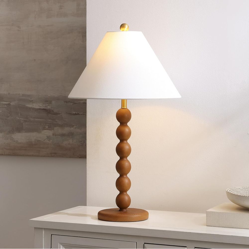 مصباح طاولة من الراتنج البني ا - مراجعة Desk Lamp Led وسعره