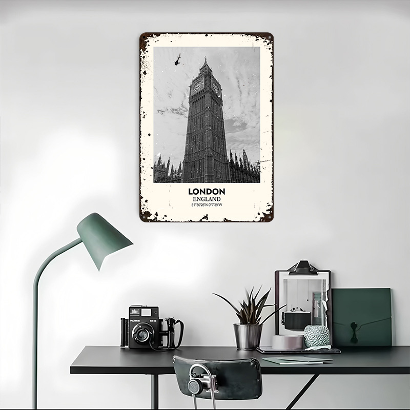 لافتة معدنية مطبوعة بتصميم بيج - مراجعة Home Office Of London وسعره