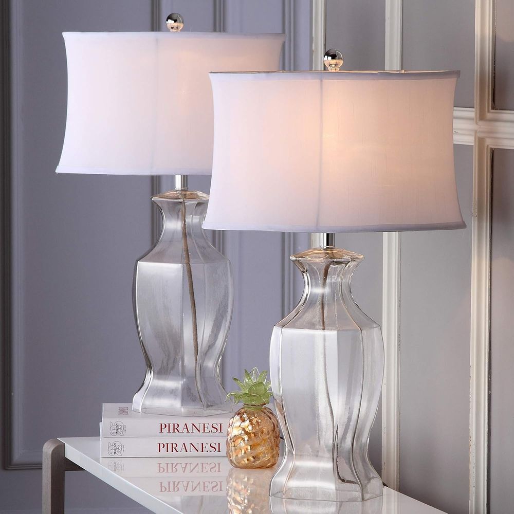 مجموعة مصابيح طاولة زجاجية شفا - مراجعة Desk Lamp Led وسعره